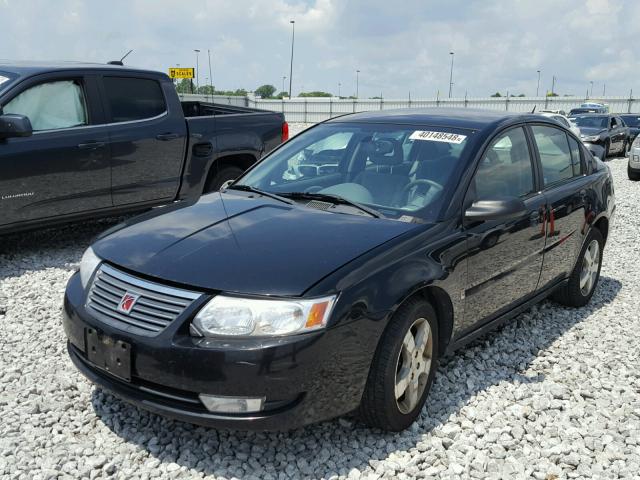 1G8AL55F17Z121268 - 2007 SATURN ION LEVEL BLACK photo 2