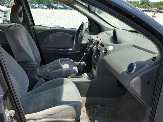 1G8AL55F17Z121268 - 2007 SATURN ION LEVEL BLACK photo 5