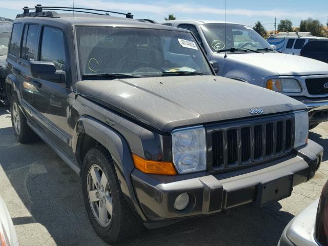 1J8HG48N06C291153 - 2006 JEEP COMMANDER GREEN photo 1