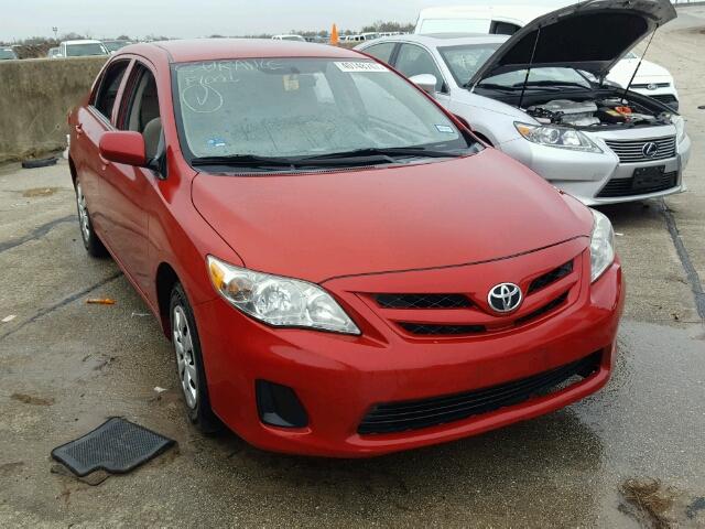 5YFBU4EE8CP063365 - 2012 TOYOTA COROLLA RED photo 1