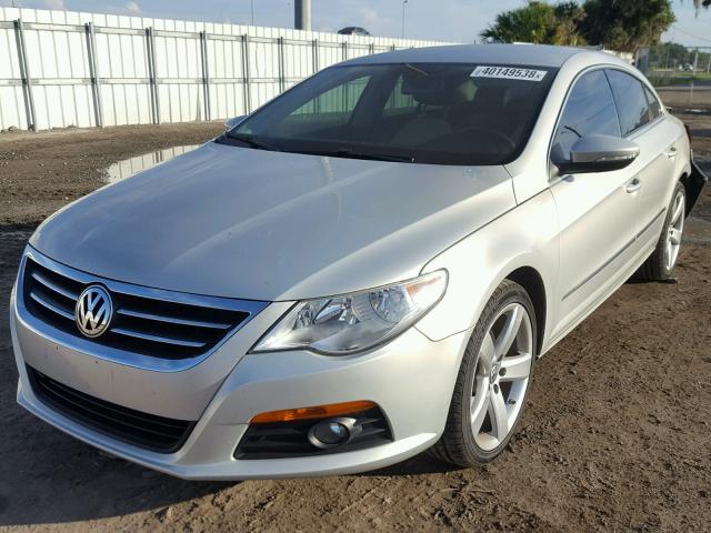 WVWHN7AN7BE705925 - 2011 VOLKSWAGEN CC LUXURY SILVER photo 2