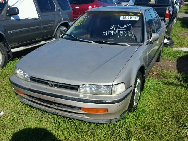 1HGCB7671NA012505 - 1992 HONDA ACCORD EX GRAY photo 2