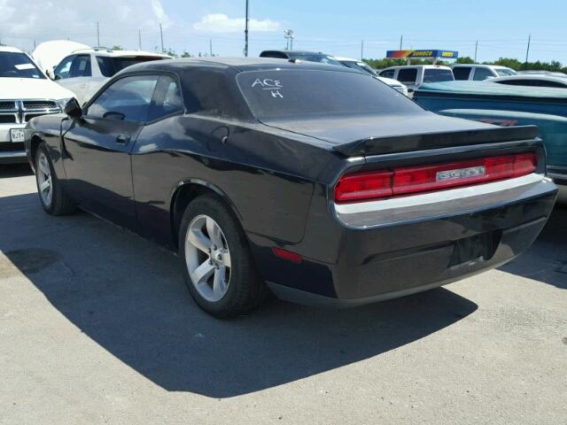 2B3LJ44V69H604864 - 2009 DODGE CHALLENGER BLACK photo 3