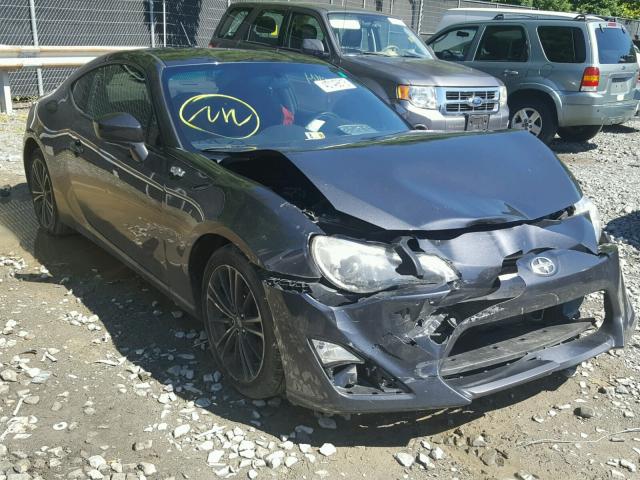 JF1ZNAA14D2711691 - 2013 TOYOTA SCION FR-S GRAY photo 1