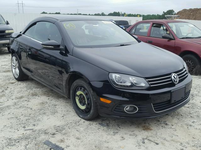 WVWFW7AH4CV016960 - 2012 VOLKSWAGEN EOS LUX Чорний фото 1