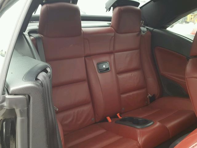 WVWFW7AH4CV016960 - 2012 VOLKSWAGEN EOS LUX Чорний фото 6