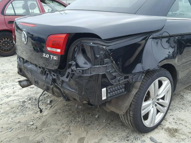 WVWFW7AH4CV016960 - 2012 VOLKSWAGEN EOS LUX Чорний фото 9