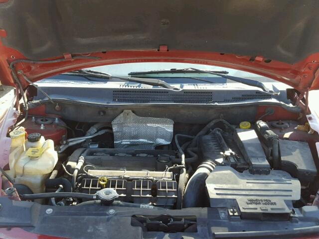 1B3HB48B87D320181 - 2007 DODGE CALIBER SX RED photo 7