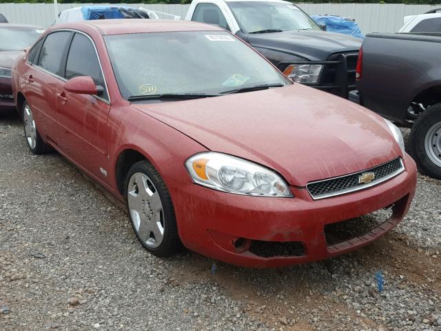 2G1WD58C581257898 - 2008 CHEVROLET IMPALA SUP RED photo 1