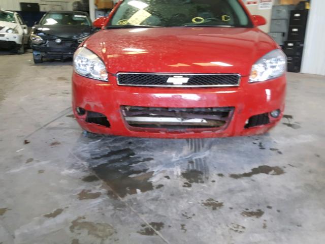 2G1WD58C581257898 - 2008 CHEVROLET IMPALA SUP RED photo 9