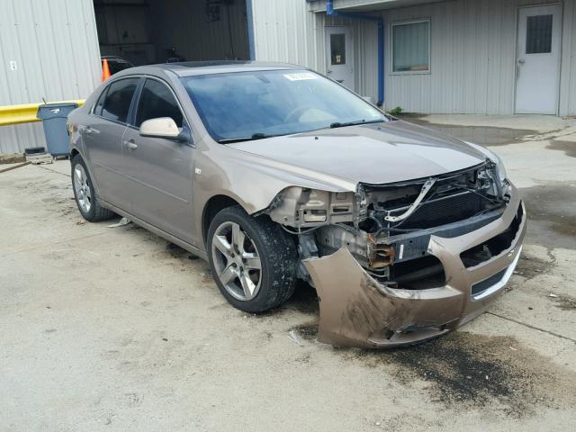 1G1ZH57B08F241966 - 2008 CHEVROLET MALIBU 1LT BROWN photo 1
