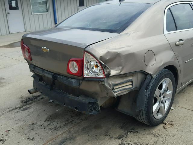 1G1ZH57B08F241966 - 2008 CHEVROLET MALIBU 1LT BROWN photo 9