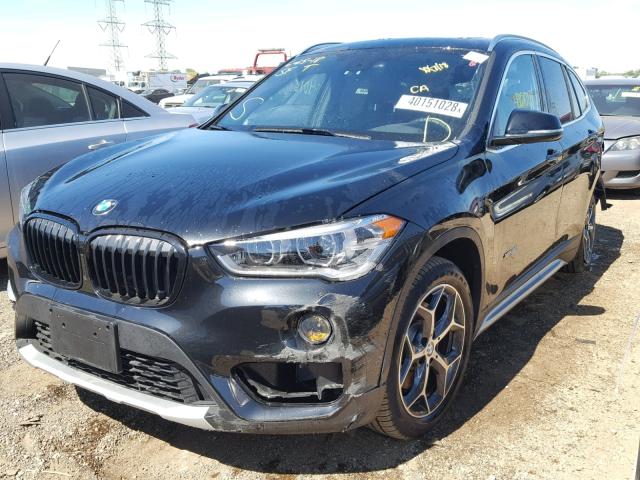 WBXHT3C32J5K21804 - 2018 BMW X1 XDRIVE2 BLACK photo 2