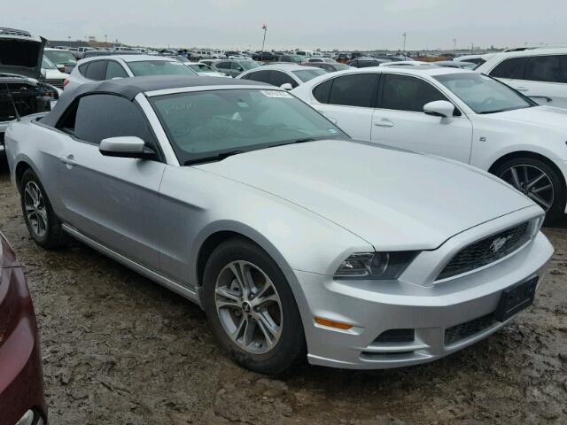 1ZVBP8EMXE5289376 - 2014 FORD MUSTANG SILVER photo 1