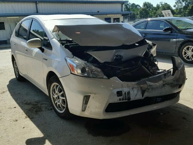 JTDZN3EU0C3109356 - 2012 TOYOTA PRIUS V WHITE photo 1