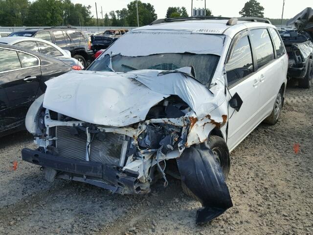 5TDZA23C26S586776 - 2006 TOYOTA SIENNA CE/ WHITE photo 2