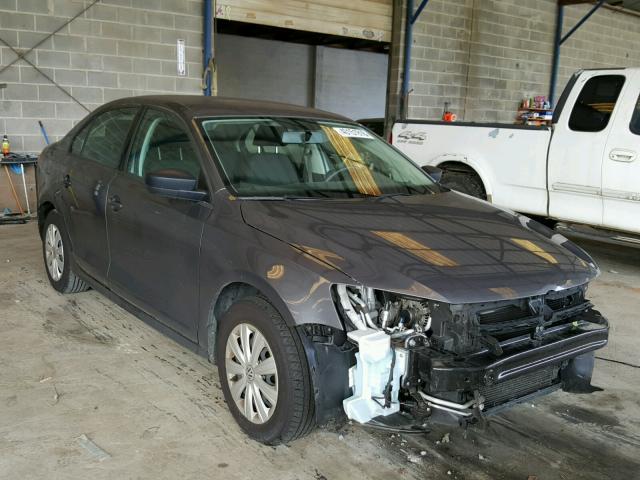 3VW2K7AJ6EM289860 - 2014 VOLKSWAGEN JETTA BASE 灰色 照片 1