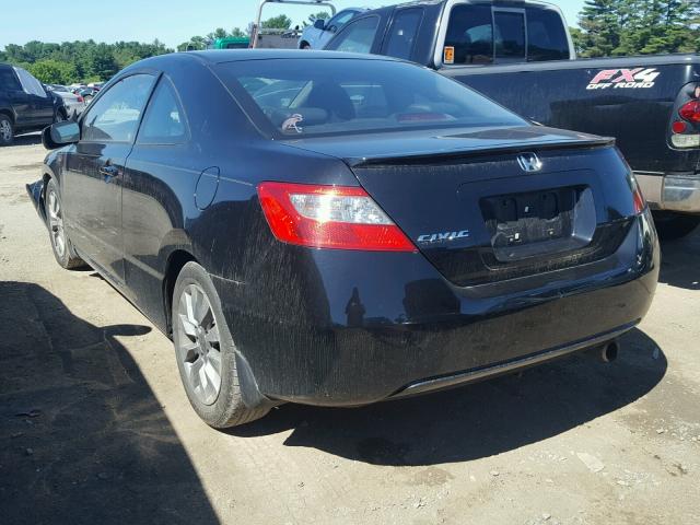 2HGFG1B97AH503899 - 2010 HONDA CIVIC EXL 黑色 照片 3