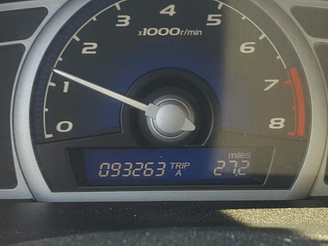 2HGFG1B97AH503899 - 2010 HONDA CIVIC EXL 黑色 照片 8