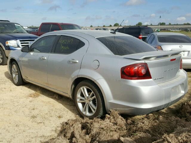 1B3BD1FG8BN536662 - 2011 DODGE AVENGER SILVER photo 3