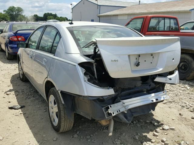 1G8AJ55F77Z206167 - 2007 SATURN ION LEVEL SILVER photo 3