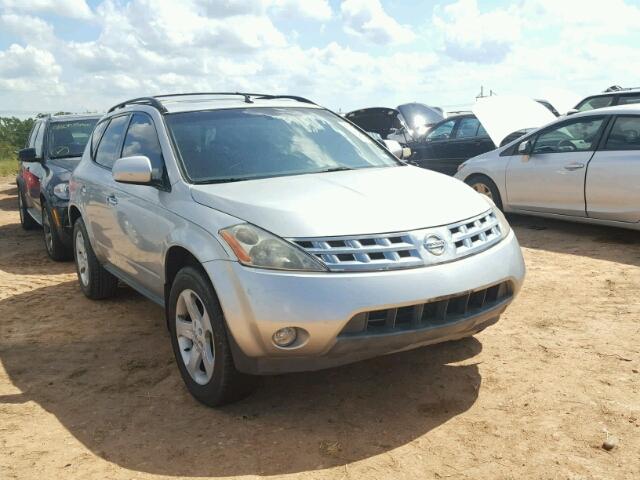 JN8AZ08T34W221351 - 2004 NISSAN MURANO GRAY photo 1