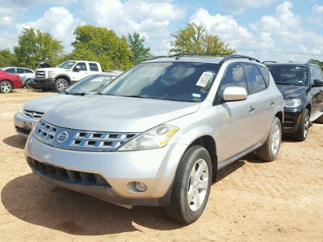 JN8AZ08T34W221351 - 2004 NISSAN MURANO GRAY photo 2