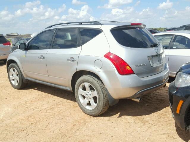 JN8AZ08T34W221351 - 2004 NISSAN MURANO GRAY photo 3