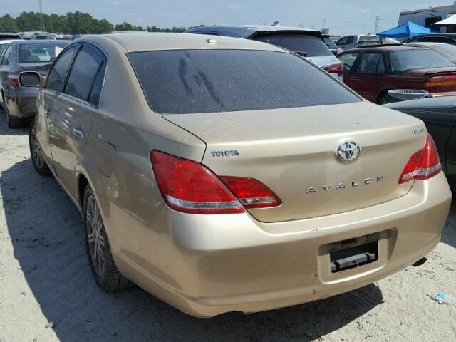 4T1BK3DB3AU370414 - 2010 TOYOTA AVALON GOLD photo 3