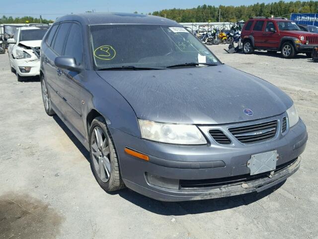 YS3FD59Y971128335 - 2007 SAAB 9-3 2.0T GRAY photo 1