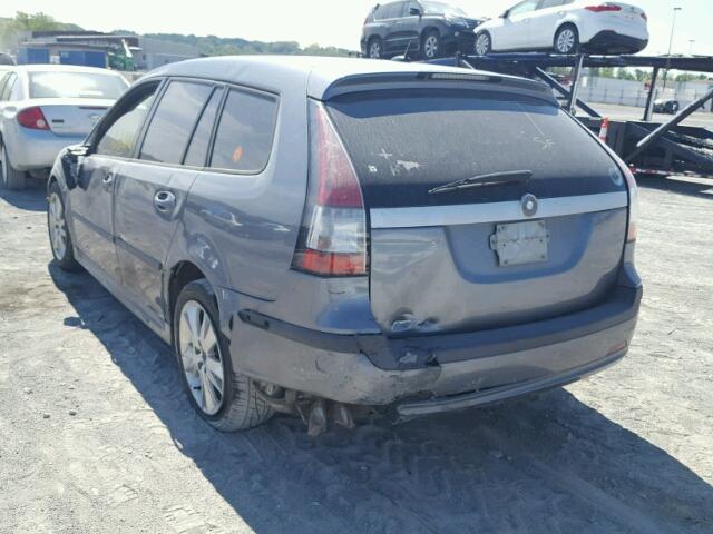 YS3FD59Y971128335 - 2007 SAAB 9-3 2.0T GRAY photo 4