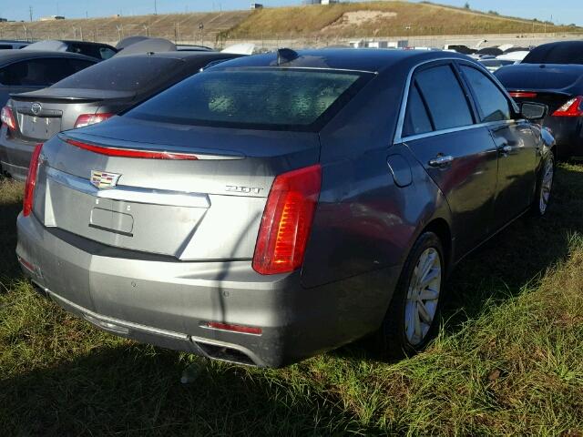 1G6AP5SX4G0108206 - 2016 CADILLAC CTS GRAY photo 4