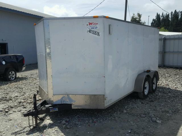 53FBE1427EF014297 - 2014 CARGO TRAILER WHITE photo 2