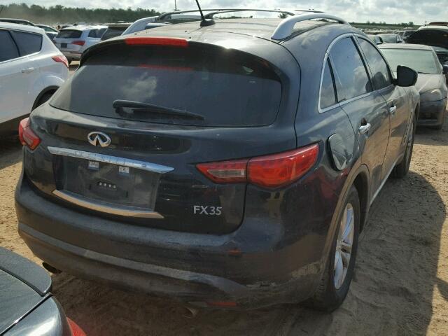 JN8AS1MU4AM802258 - 2010 INFINITI FX35 BLACK photo 4