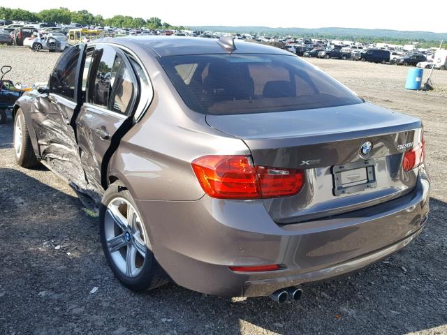 WBA3B3G59FNR86809 - 2015 BMW 328 XI BROWN photo 3