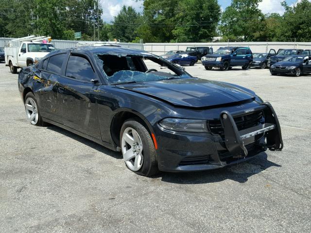 2C3CDXAG7FH902112 - 2015 DODGE CHARGER PO BLACK photo 1