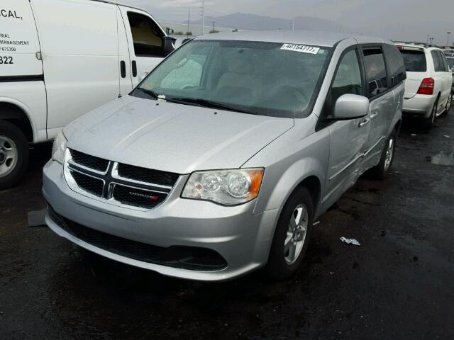 2C4RDGCG4CR364803 - 2012 DODGE GRAND CARA MAROON photo 2