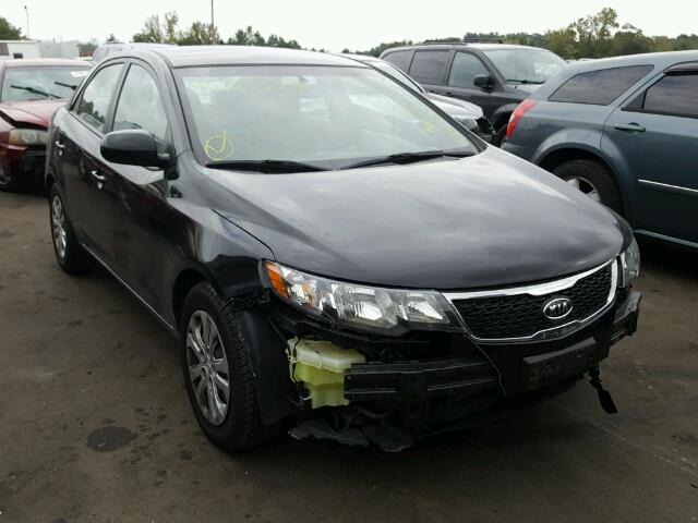 KNAFT4A27C5530172 - 2012 KIA FORTE LX BLACK photo 1