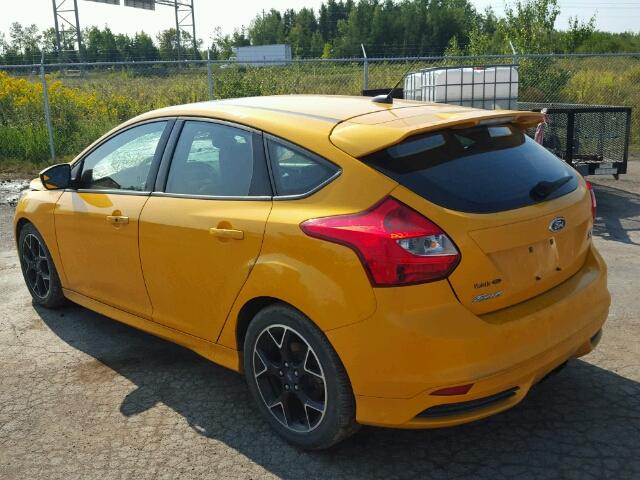 1FADP3L90DL214974 - 2013 FORD FOCUS ST YELLOW photo 3