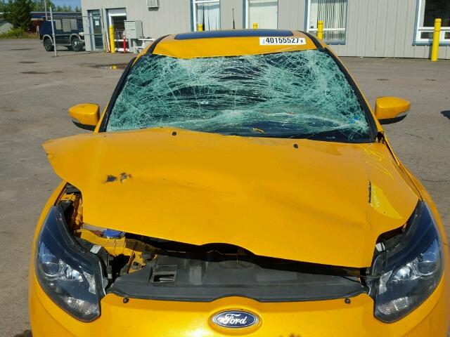 1FADP3L90DL214974 - 2013 FORD FOCUS ST YELLOW photo 9