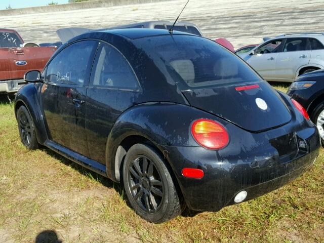3VWCK31C45M400291 - 2005 VOLKSWAGEN NEW BEETLE შავი ფოტო 3