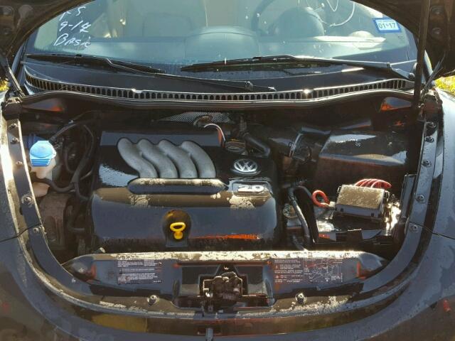 3VWCK31C45M400291 - 2005 VOLKSWAGEN NEW BEETLE შავი ფოტო 7