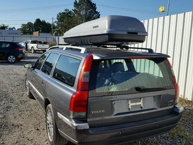 YV1SW59V742361457 - 2004 VOLVO V70 FWD GRAY photo 3