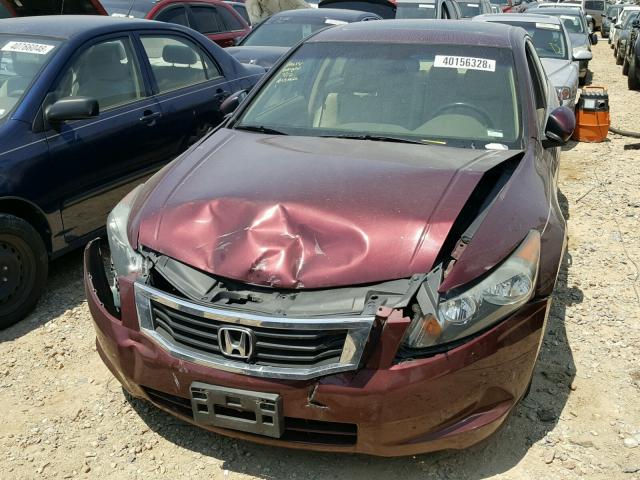 1HGCP2F83AA056271 - 2010 HONDA ACCORD EXL BURGUNDY photo 9