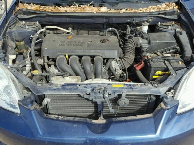 2T1KR32E97C662989 - 2007 TOYOTA COROLLA MA BLUE photo 7