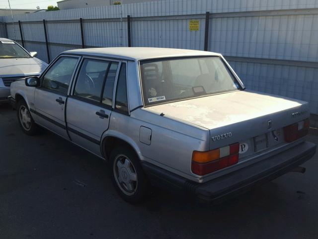 YV1FA8746K1354126 - 1989 VOLVO 740 SILVER photo 3