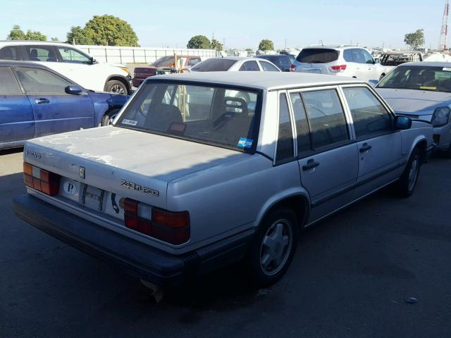 YV1FA8746K1354126 - 1989 VOLVO 740 SILVER photo 4