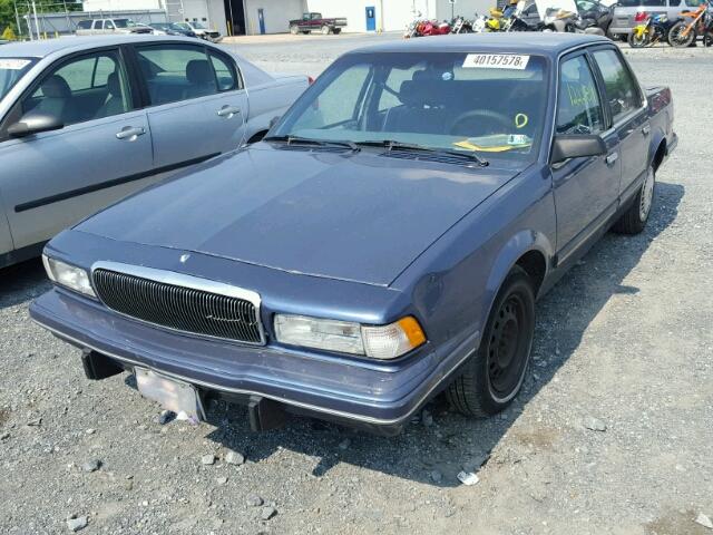 1G4AG5545T6416504 - 1996 BUICK CENTURY SP BLUE photo 2