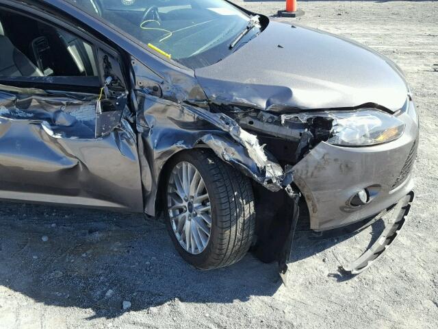 1FADP3N29EL406721 - 2014 FORD FOCUS TITA GRAY photo 9