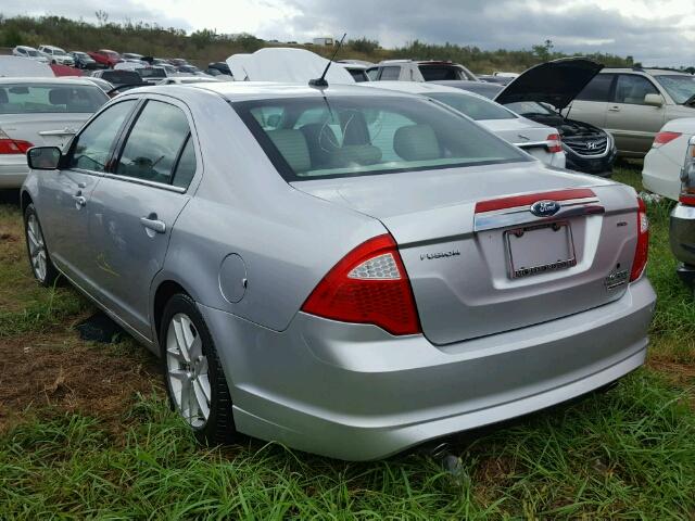 3FAHP0JG3BR133743 - 2011 FORD FUSION GRAY photo 3